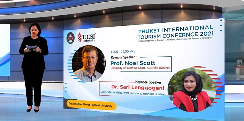 The introduction of Professor Noel Scott, Australia and Dr Sari Lenggogeni, Indonesia.