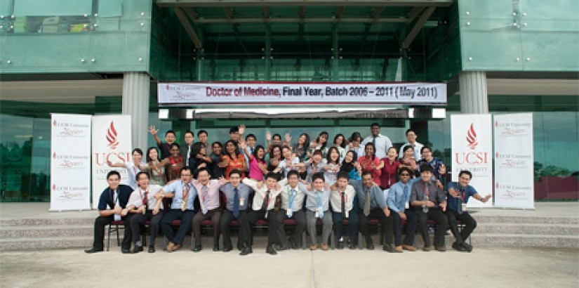 The UCSI University graduated medical students of the class of 06/11 pass with flying colours!