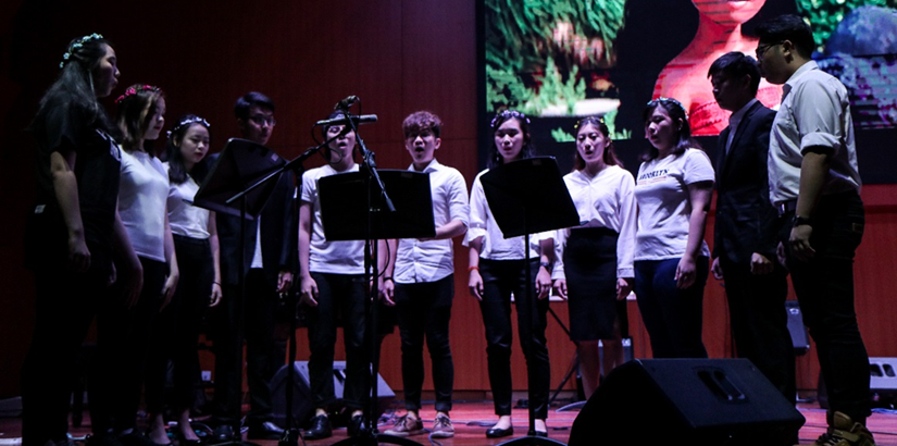 PITCH PERFECT: UCSI’s many student choirs were out in force during the charity concert.