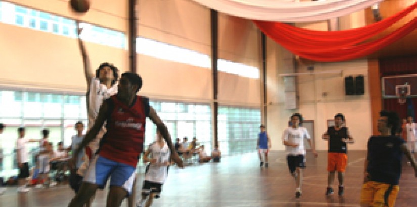 The men’s basketball finals at UCSI University’s Multi-purpose hall