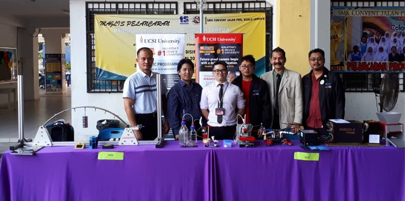 The engineering projects by UCSI on display.