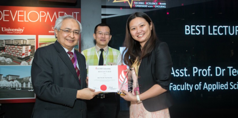 Faculty of Applied Sciences Aquatic Science programme head Assistant Professor Dr Teo Swee Sen became 2015’s Best Lecturer for her ironclad resolve to help her students.