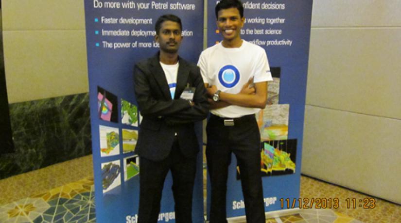  BRIGHT DUO (From left): UCSI students Satyaraj Muniandy and Prabu Gunasagaran during the Schlumberger Ocean Plug-in Competition 2013.
