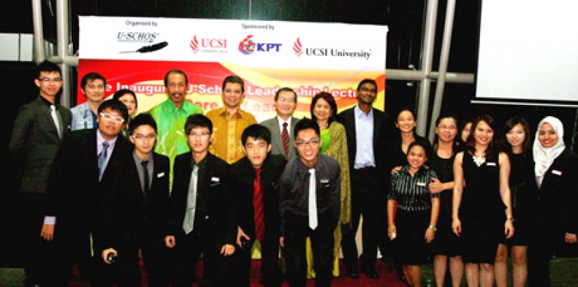 GROUP PORTRAIT (From left): Organising chairperson Danny Yeong, vice president (Student Affairs & Alumni) of UCSI University Sylvester Lim, deputy vice-chancellor (International Relations) of UCSI University Professor Dr. Lee Chai Buan, UCSI University Tr