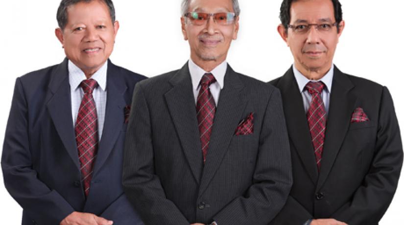 (from left) Tan Sri Dato?Seri Dr. Salleh Bin Mohd Nor, Professor Emeritus Tan Sri Datuk Dr Omar Abdul Rahman and Professor Tan Sri Dato?Dzulkifli Abdul Razak were recently appointed as UCSI University council members. 