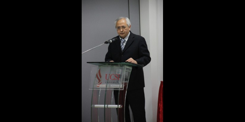  UCSI COMMITS TO PERAK: UCSI University’s vice-chancellor, Professor Dato’ Dr Khalid Yusoff expressing UCSI’s commitment to raising education excellence in Perak.