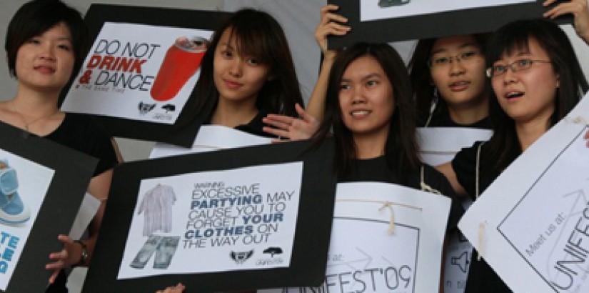 One of the pre-event advertising efforts by the organising committee