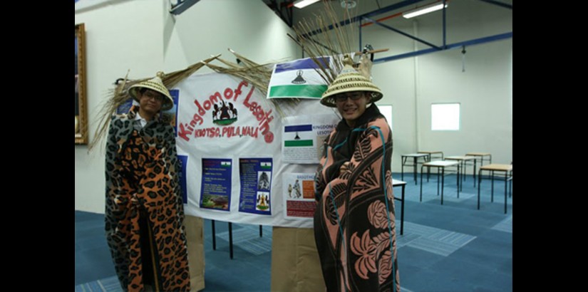 Students showcasing something unique with the theme ‘The Melting Pot of UCSI’, complete with traditional dances and costumes, food and colourful posters, as well as performances