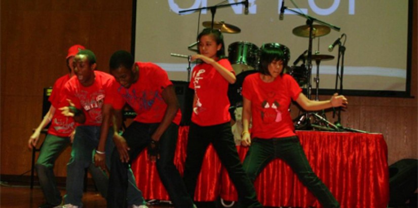 UCSI University’s Dance Club doing their thing on stage