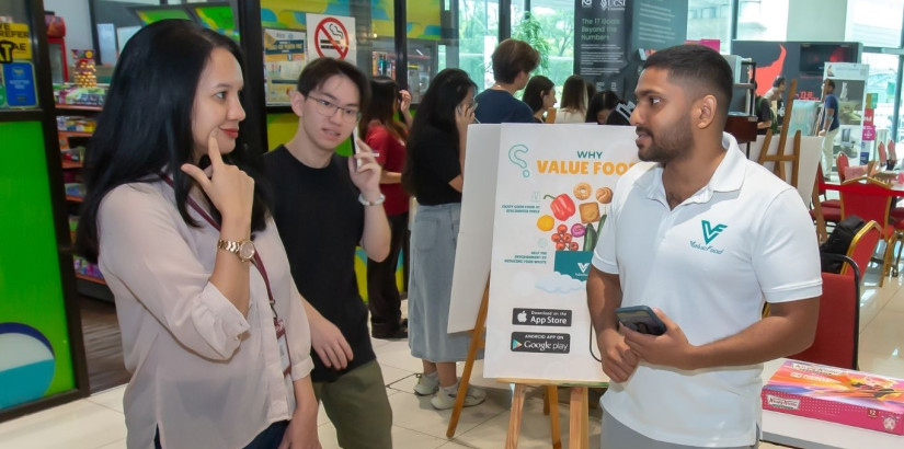 The Value Food booth.