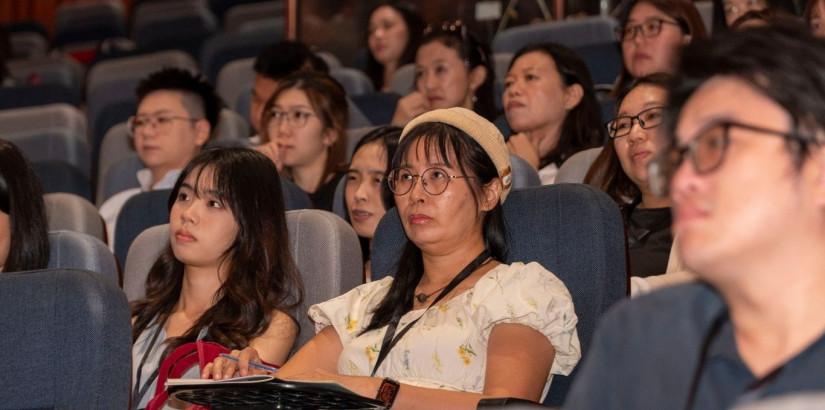 Participants listening intently during a workshop session at UCSI University’s 4th Piano Pedagogy Conference 2025