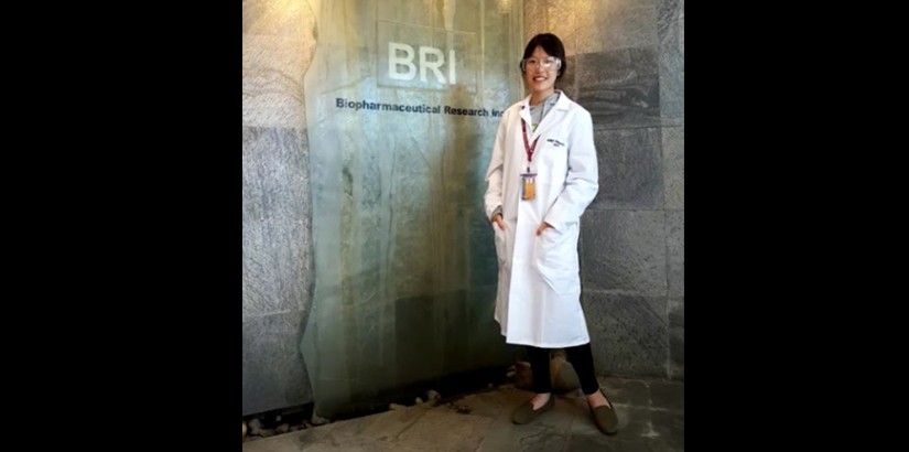 Ang Yeaw Lee at the Biopharmaceutical Research Inc. (BRI) in Vancouver BC, Canada.