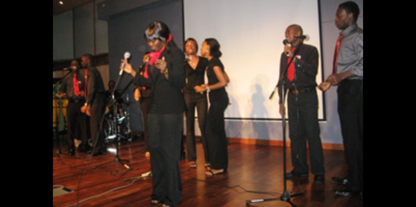 One of the invited African choirs