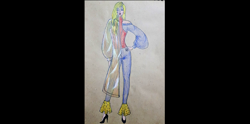 A sketch by Zhanna from her collection.