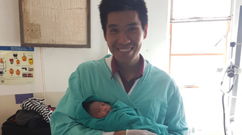 Shi Hao was posted to the medical outpatient, pediatric, obstetrics and gynecology departments as well as the HIV and TB clinics during his 30-day placement.