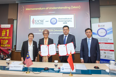 UCSI–FIO MoU Signing on Marine Science and Ocean Sustainability UCSI–FIO MoU Signing on Marine Science and Ocean Sustainability