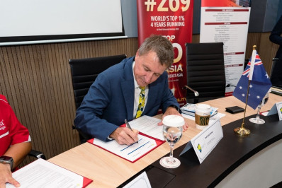 MoU Signing between UCSI University and Central Queensland University