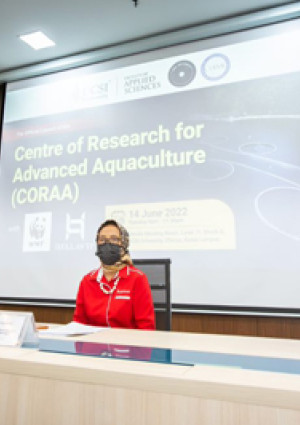 Launching of the Centre of Research for Advanced Aquaculture (CORAA) Launching of the Centre of Research for Advanced Aquaculture (CORAA)