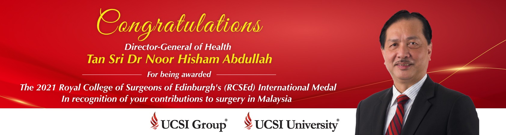 Congratulate Dr Noor Hisham Congratulate Dr Noor Hisham