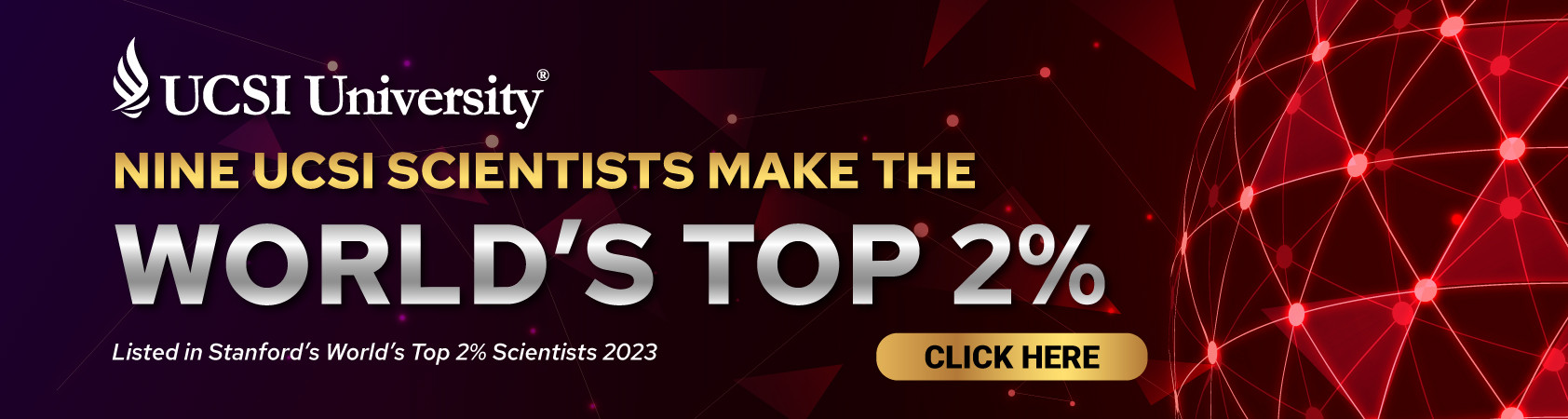 9 UCSI Academics Made It On Stanford’s World’s Top 2% of Scientists list!