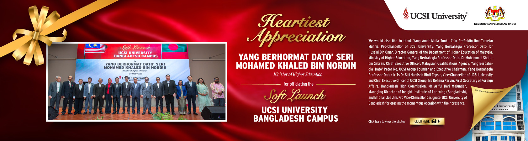 Launching Bangladesh Campus