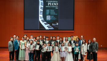 The winners, finalists, judges and esteemed guests of UCSI University’s 7th International Piano Festival and Competition (IPFC) after the Award Ceremony and Prize Winner's concert
