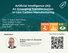 Artificial Intelligence (AI): An Emerging Transformation in Low Carbon Manufacturing