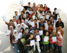 Jubilant students show off their results as lecturers at UCSI University’s A-Level Academy share their moment of glory.