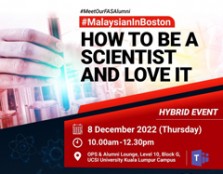 #MalaysianInBoston: How To Be A Scientist And Love It 