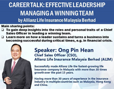 Career Talk: Effective Leadership, Managing A Winning Team