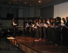 The Hossana Choral Voices and its music director, Miller Dikibujiri