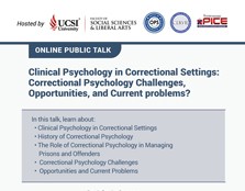 Correctional Psychology Challenges, Opportunities And Current Problems?
