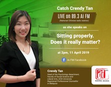 Catch Crendy Tan Live on 89.3 Ai FM!