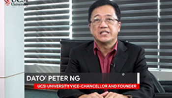 UCSI Group Executive Chairman Dato' Peter Ng gave the opening address.