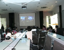 UCSI University 3D Animation Design students enthralled by a video shown during the guest lecture on ‘Animation & Visual Effects’ by Double Negative