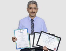 Dr Ramez Conferred Two Gold Medal Awards For His Project