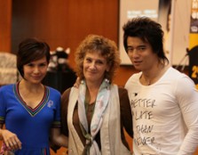 Celebrities Christian New & Lavin Seow with Linda