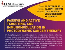 Public Talk: Passive and Active Targeting, and Immunomodulation in Photodynamic Cancer Therapy