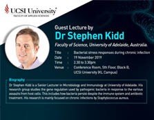 Guest Lecture by Dr Stephen Kidd