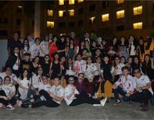  [Group photo after the event]: GROUP PHOTO: Guests in a group photo at “Who is The Killer” Halloween Night.