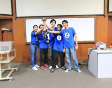 WINNERS: The winning team – from UCSI’s IET Student Chapter – of the recent Knowledge Hunt posing with their trophy.