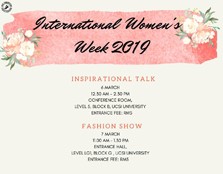 International Women's Week 2019