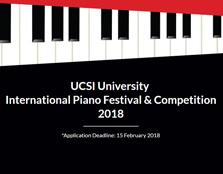 UCSI University International Piano Festival & Competition 2018