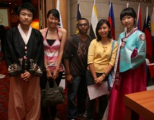 UCSI University students with Korean volunteers at the event