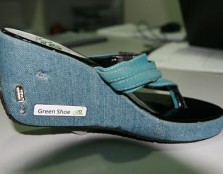 The “Green Shoe” invention that harnesses kinetic energy to generate electricit​y and functions as a battery recharger for cell phone, MP3 players, PDAs and compact digital cameras