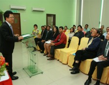 Dato’ Peter Ng, founder of UCSI University and chairman of UCSI Group addressing the attendees during the event