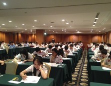 TOTAL FOCUS: Students engrossed in finding the right answers for the Maths Challenge – a joint collaboration between UCSI, EMGS and REXPO that took place in Cambodia.