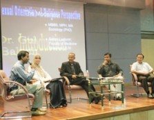 From left, Dr. Gul, Mrs. Lana Mohammad, Reverend Father Dr. Clarence Devadass, Mr. Pajindra Sankar & Mr. Chua Teck Seong