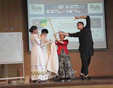 The students’ imaginative musical act on the achievement of Galileo Galilei, a key figure in the Renaissance scientific revolution.
