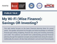 My Wi-Fi (Wise Finance) : Savings Or Investing?